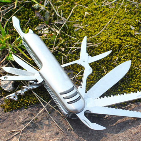 Multi-function Stainless Swiss Knife